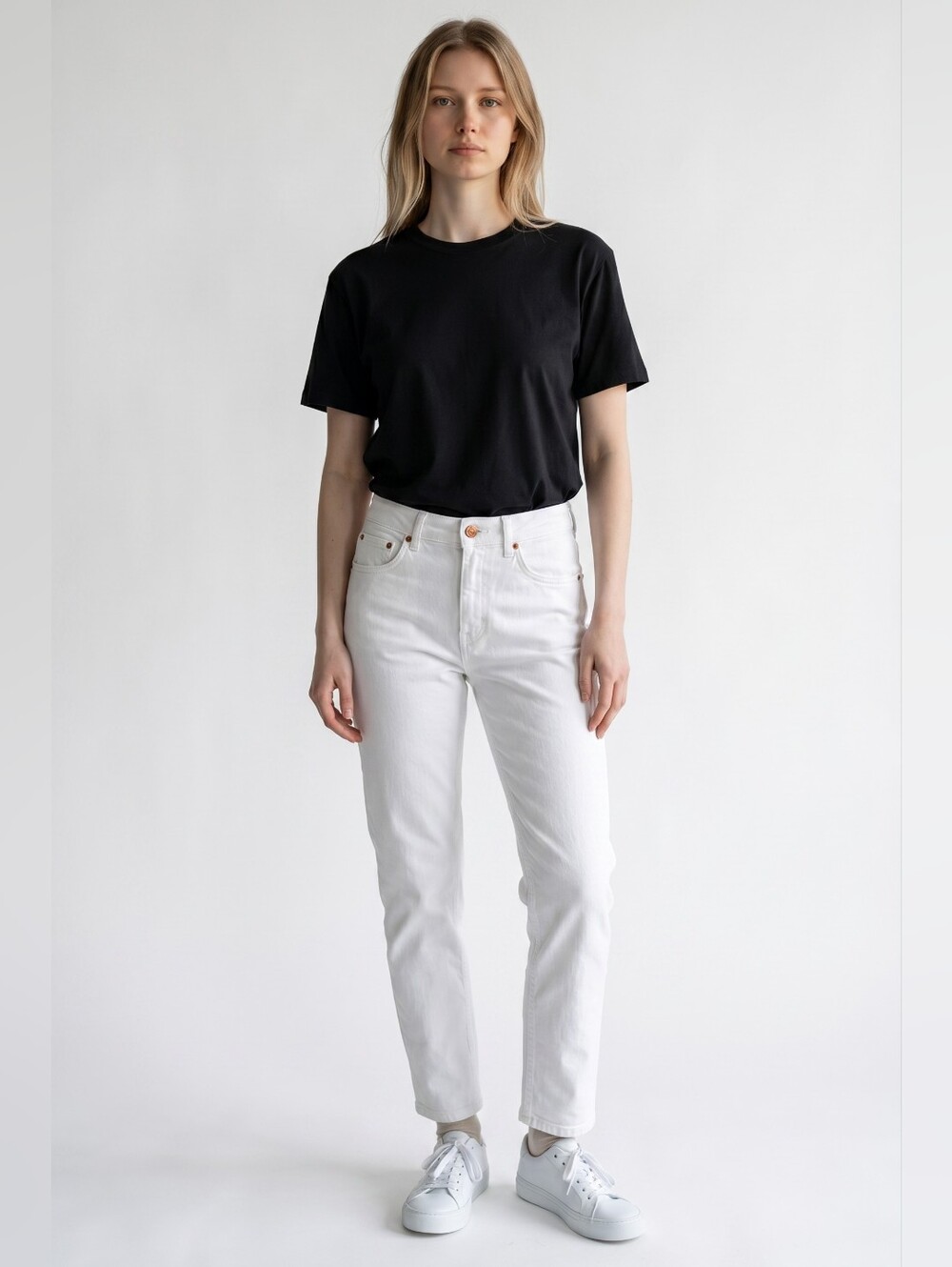 CLOSED White Jeans C91404 Glow Size 28 - Made in Italy Candiani Denim - Straight